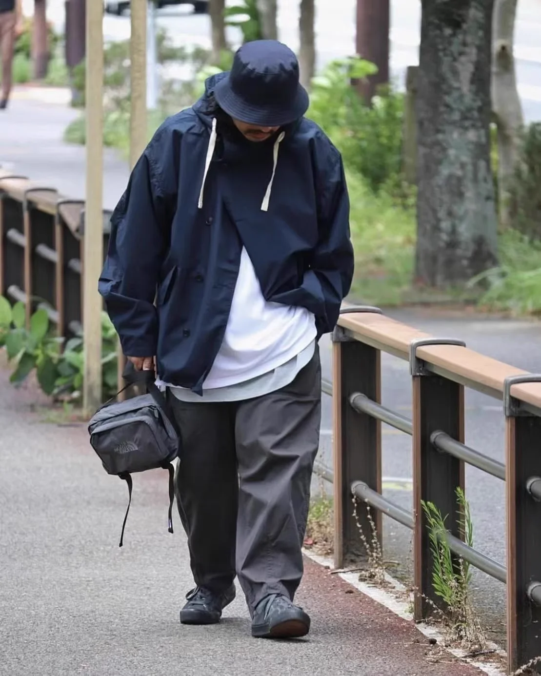 NANAMICA японская уличная функциональная ветрозащитная свободная куртка с