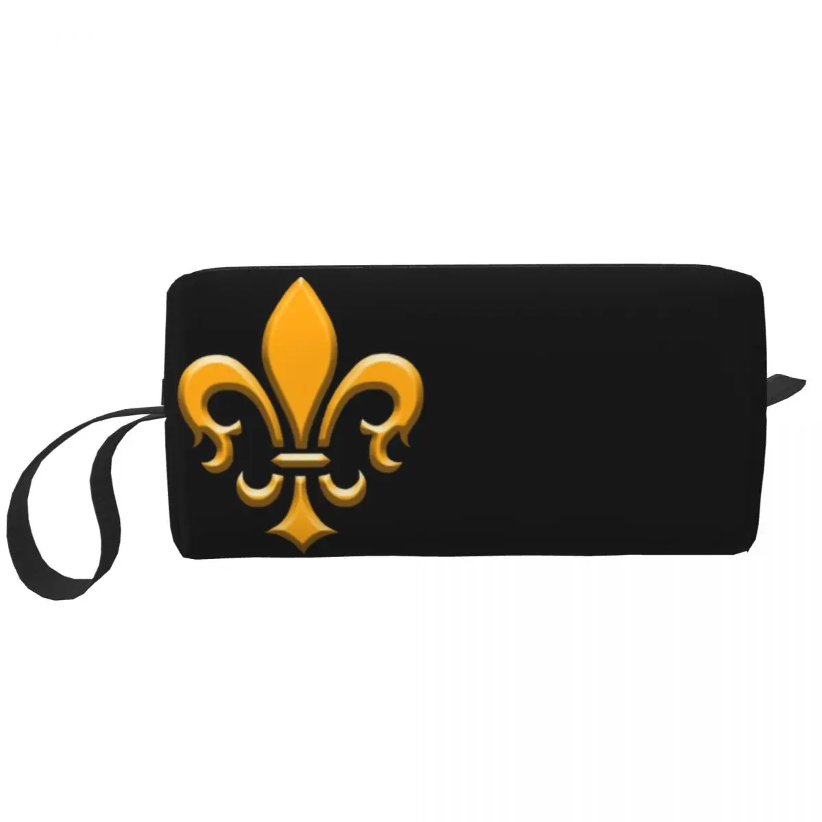 

Trendy Fleur De Lis Cosmetic Bag Women Big Capacity Lily Flower Symbol Makeup Case Beauty Storage Toiletry Bags Dopp Kit Box