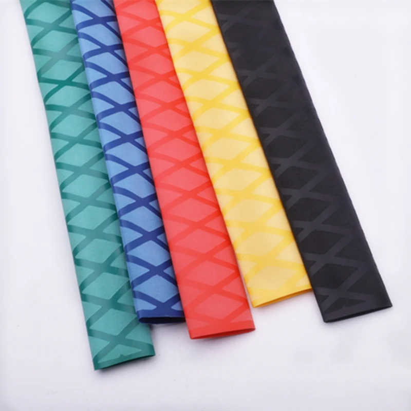 Non-slip Heat Shrink Wrap Tubing Fishing Rod DIY 5 colors 1M Handle Insulation Waterproof Racket Grip |