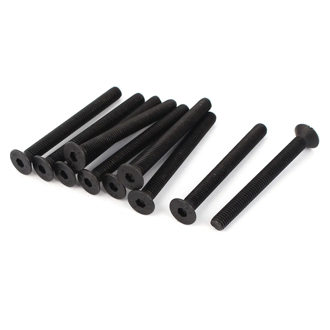 Uxcell 5/10/20/50/100 шт. M3 M4 M5 M6 M8 M10 метрические шестигранные болты с потайной плоской