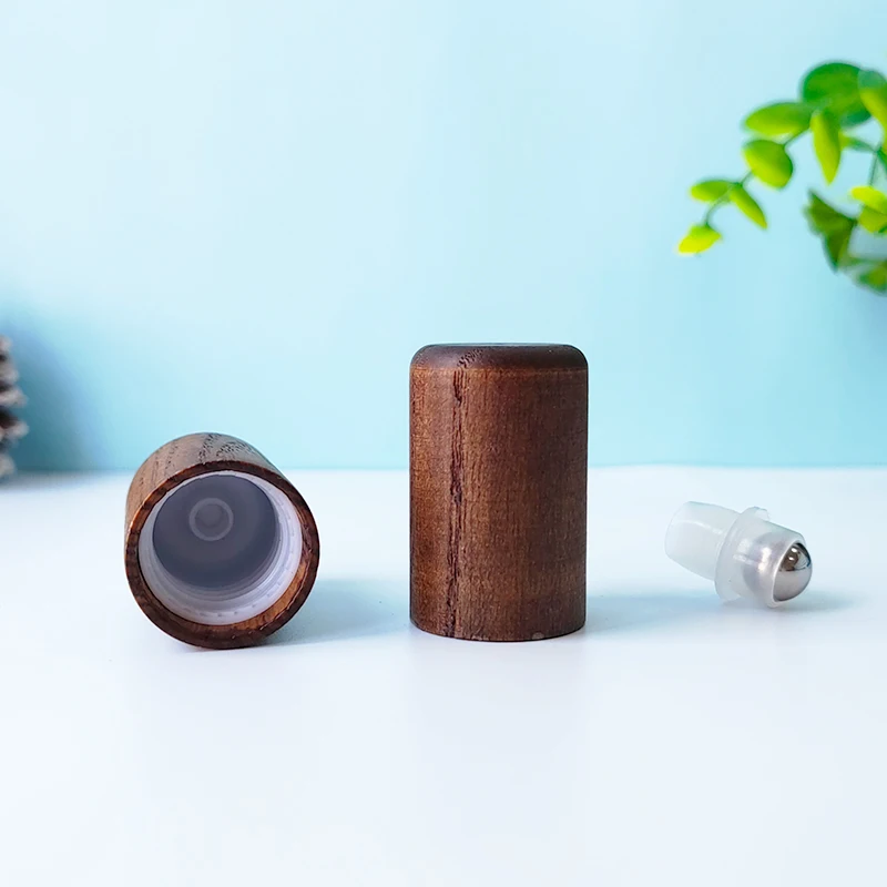 

10/15 шт., колпачки из бамбукового дерева толщиной 18 мм, 5/10/15 мл