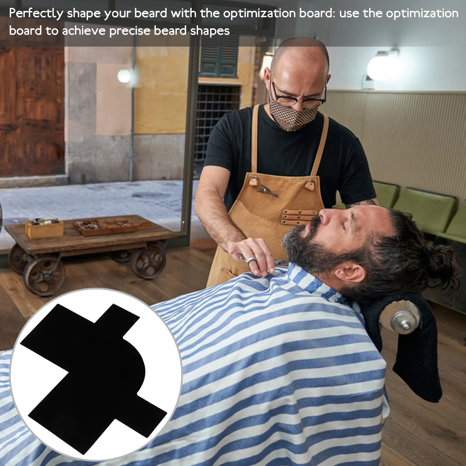 3 шт. шаблон для стрижки направляющая бороды перегородка линии волос бусины