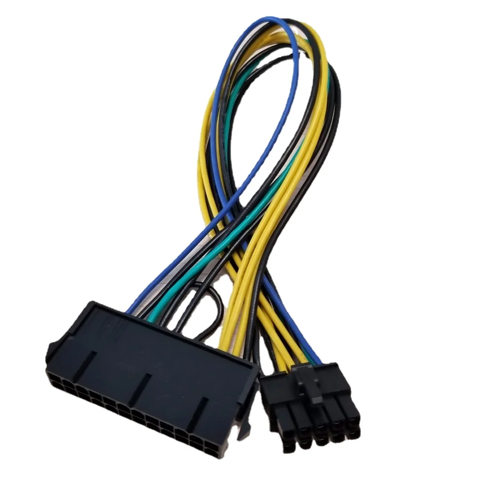 PSU ATX 24 контакта на 10 контактов переходник мама-папа преобразователь кабель питания 30 см для материнской платы Lenovo 18AWG