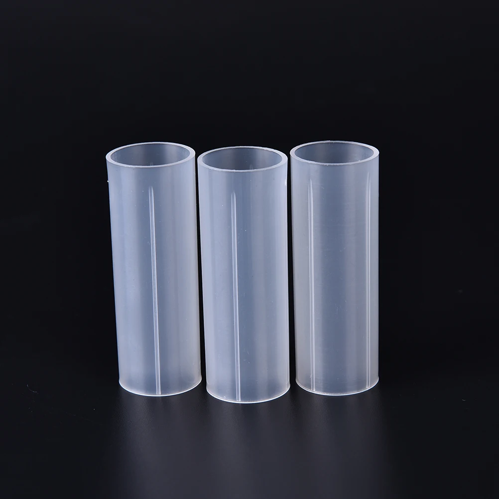 

3Pieces Clear 18650 Battery Tube Holder Plastic Case Adaptor For Flashlight Torch Lamp