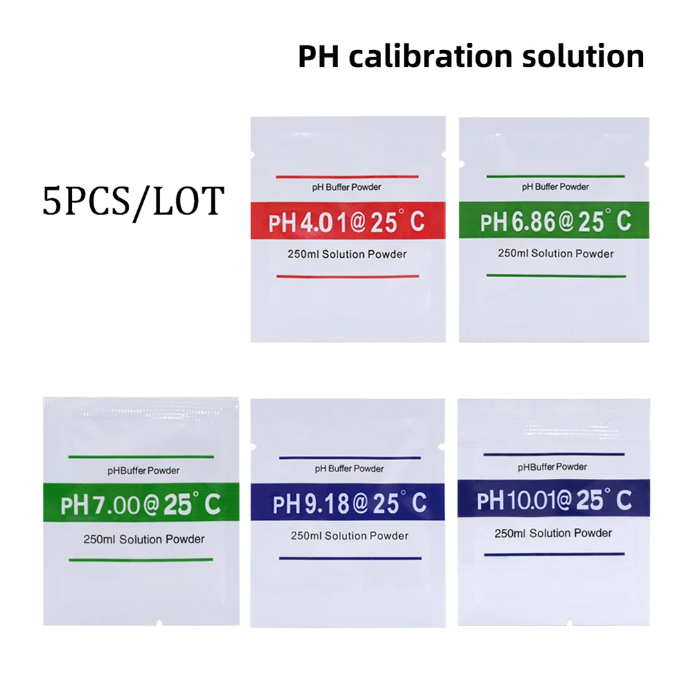 

3 шт./лот буферный порошок PH 4,00 6,86 7,00 9,18 10.01, стандартный калибровочный измеритель, раствор для коррекции, тестирование порошка, 250 мл