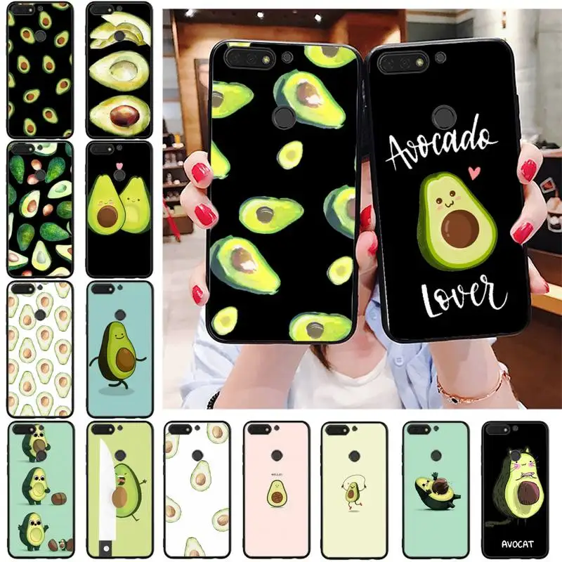 

Fruit Avocado Phone Case For Huawei Honor 7C 7A 8X 9X 8A 10i 20lite 10 10lite 20S 20 8C 7X 8S 7S 9A 10X lite