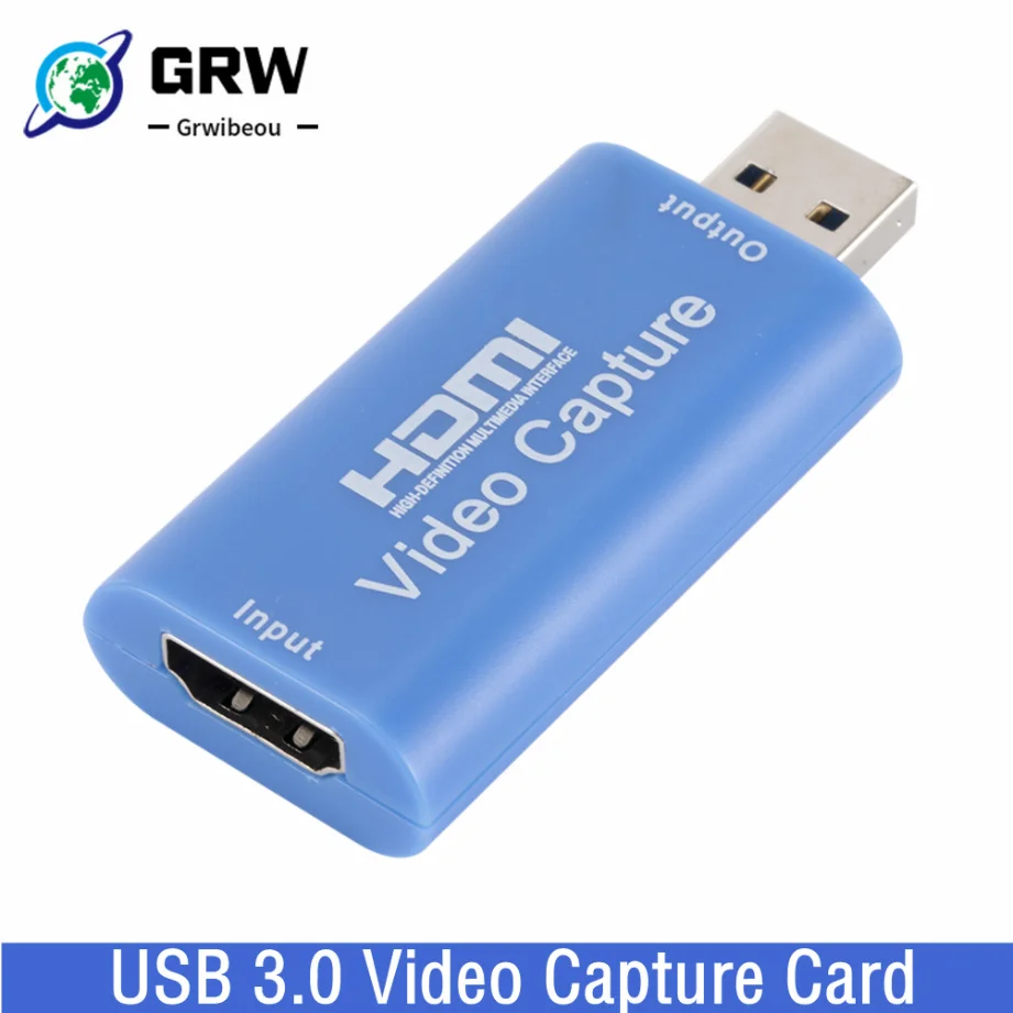 

HD 1080P HDMI-Compatible To USB 3.0 Video Capture Card Game Recording Box For Computer Youtube OBS Etc. Live Streaming Broadcast