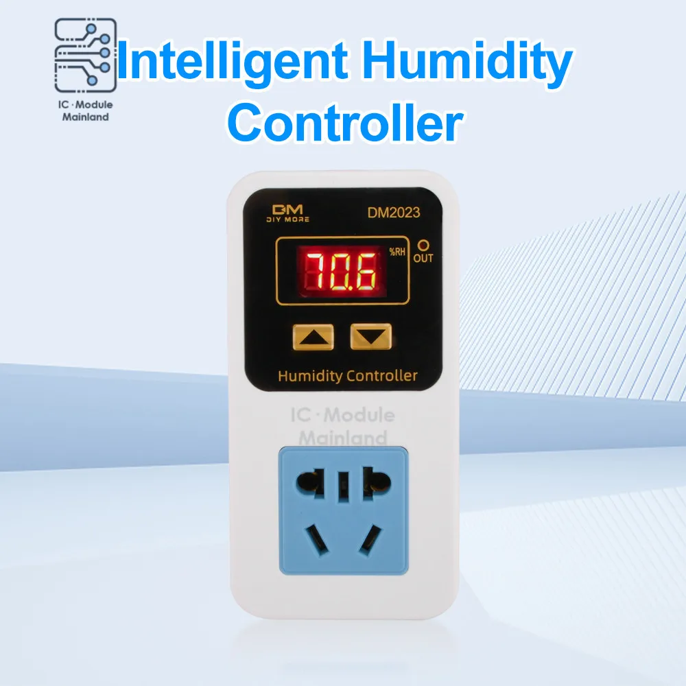

DM2023 Digital Humidity Controller Intelligent Humidity Control Socket AC110-220V 10A Humidity