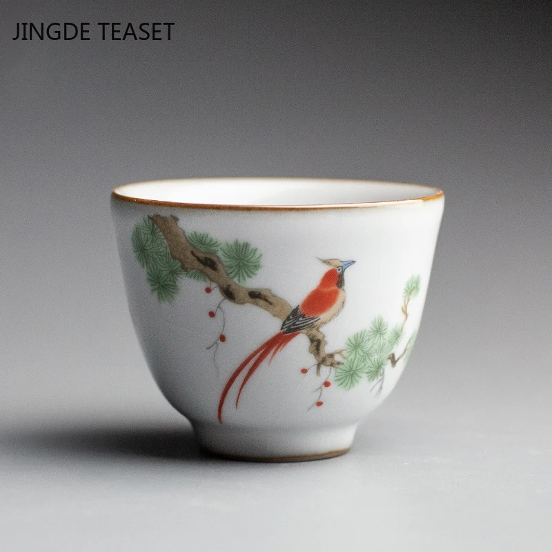 2 шт./лот китайская посуда для запекания чайные чашки антимасштабирование ручная