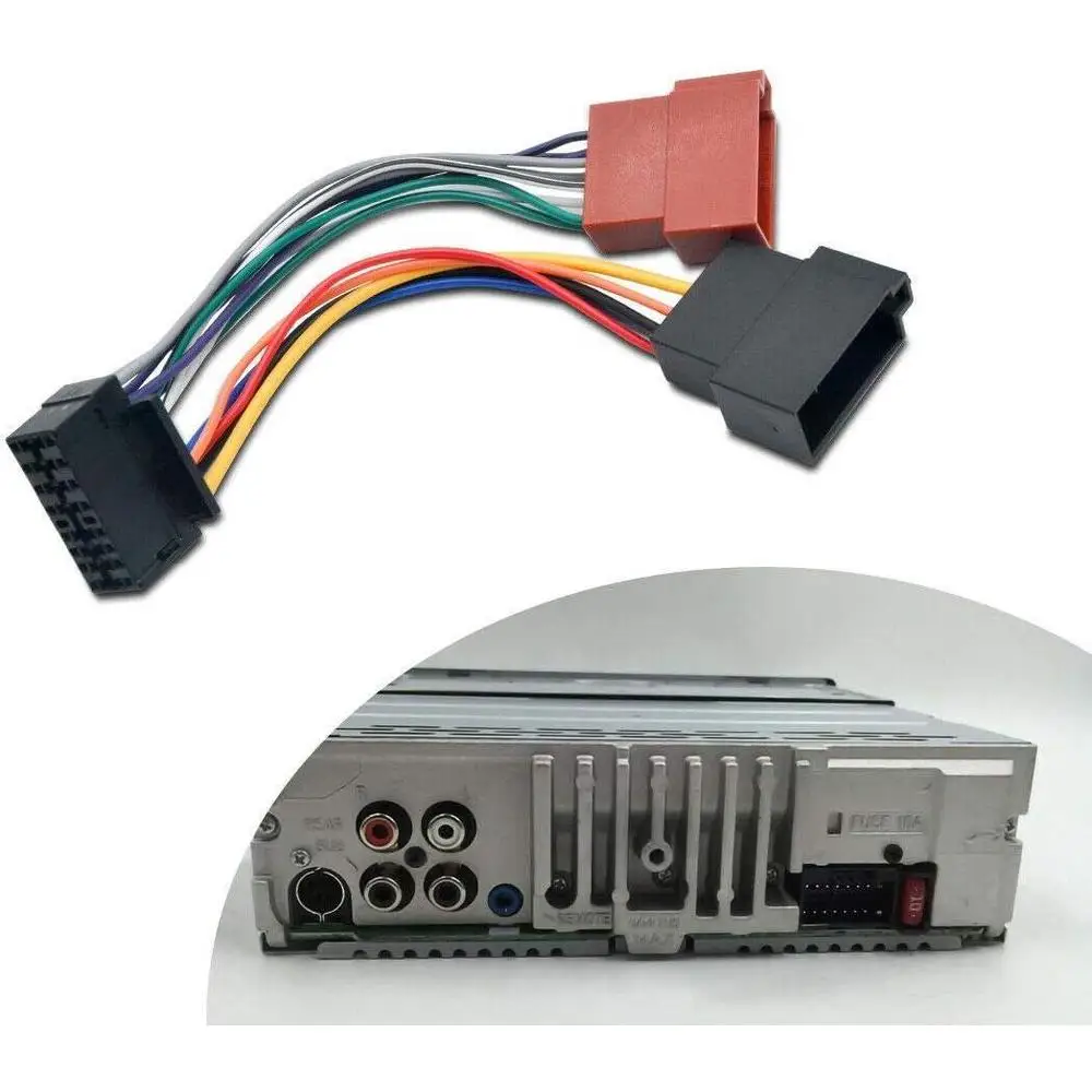 

Для SONY 16-контактный автомобильный стерео радио свинцовый ткацкий станок ISO жгут проводов разъем адаптер новый