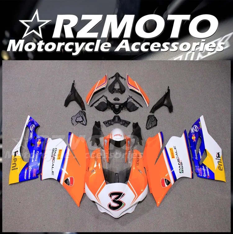 

Новый комплект обтекателей из АБС-пластика подходит для Ducati 959 1299 Panigale s 2015 2016 2017 2018 Комплект кузова 15 16 17 18 Инжекционный оранжевый