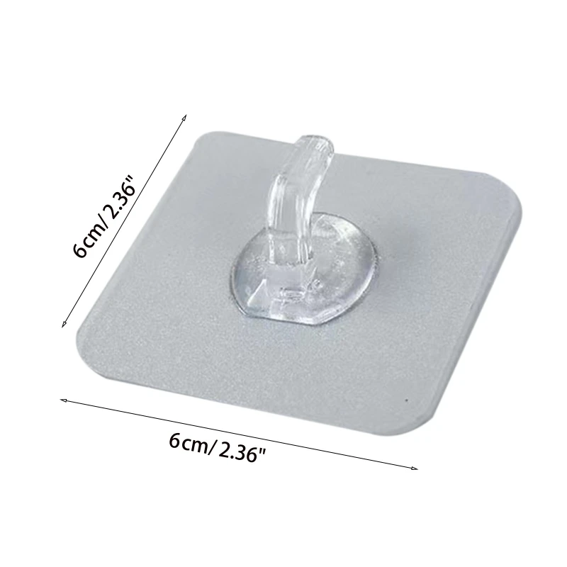 Настенный крючок прочная самоклеящаяся прозрачная присоска стойка для тяжелых