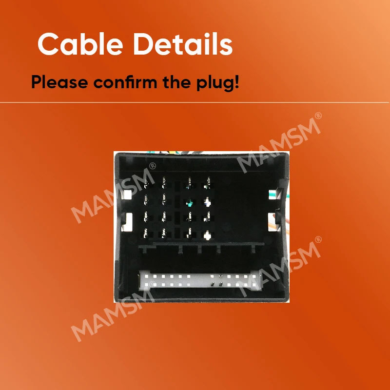 Автомобильный радиокабель MAMSM адаптер CAN-шины для BMW E90 E92 E93 X1 жгут проводов