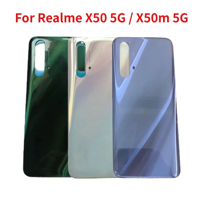 Новая задняя крышка для OPPO Realme X50 5G X50m 5G RMX2144 задняя крышка батарейного отсека детали для ремонта