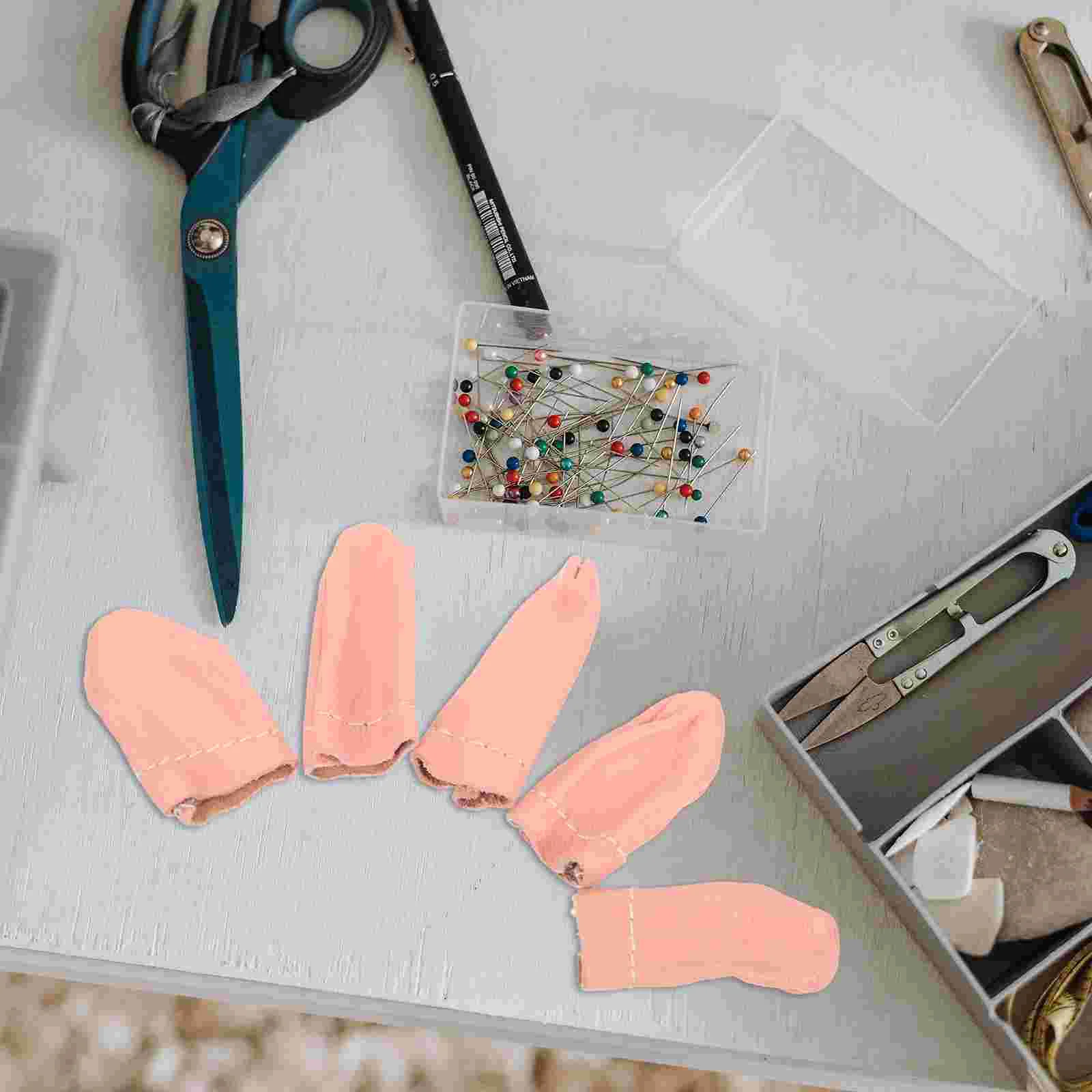 

Needle Felting Thimble Finger Cots Hand Sewing Needles Knitting Protector