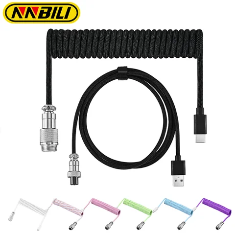 NNBILI Механическая клавиатура кабель-авиатор USB Type-C