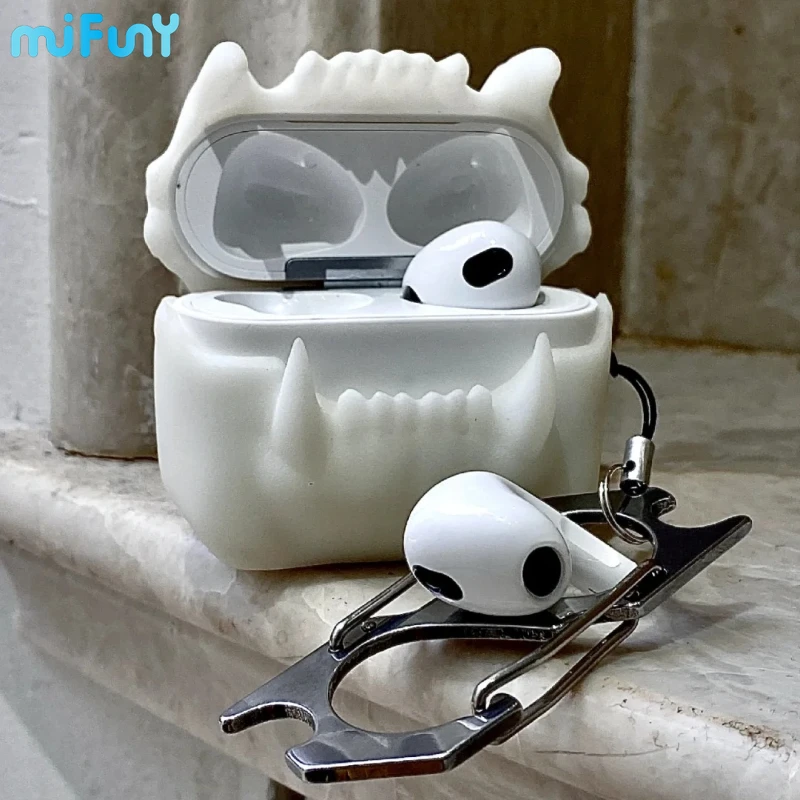 MiFuny тигровые зубы Airpods оригинальное дизайнерское украшение силиконовый чехол