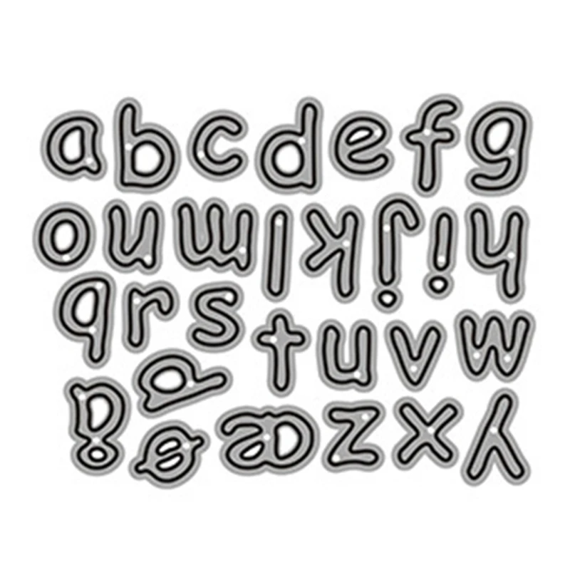 

Number Letter Metal Cutting Dies Stencil DIY Scrapbooking Album Paper Card Mold