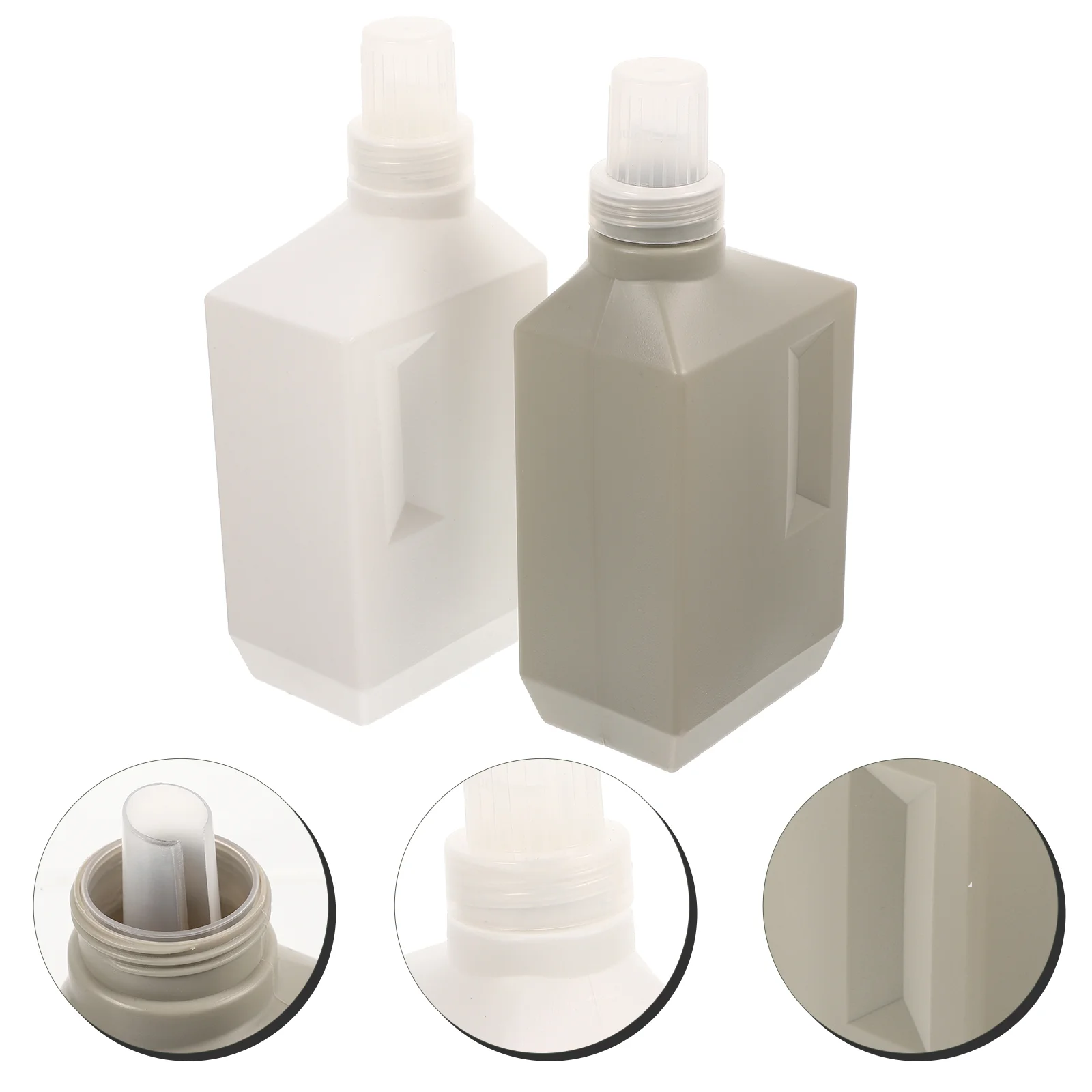 

Laundry Detergent Bottles Bottle Dispenser Soap Liquid Empty Refillable Container Lotion Shampoo Holder
