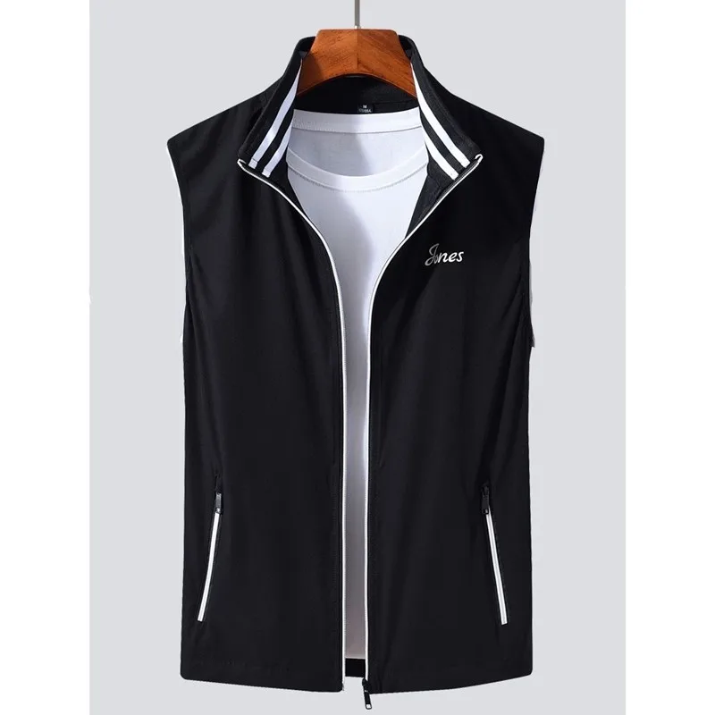 

Men's Golf Wear Vests New Summer Golf Men Jacket Super Light Sleeveless Ice silk Tops Golf Vest Windbreak Golf Waistcoat male el