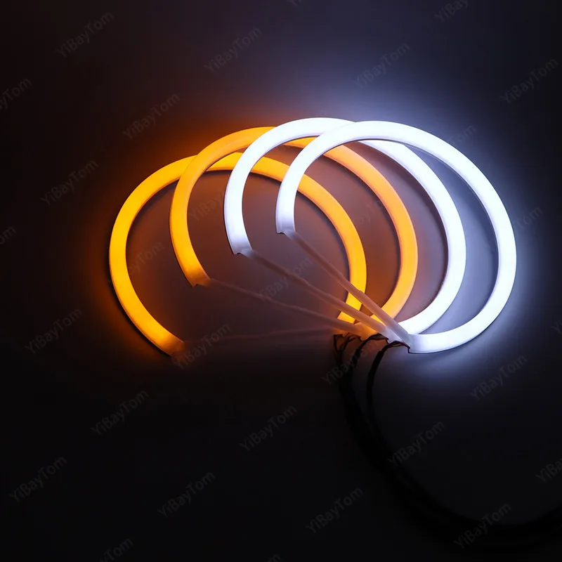 4x146 мм SMD светильник светодиодный переключаемый кольцевой комплект Angel Eye Halo для BMW