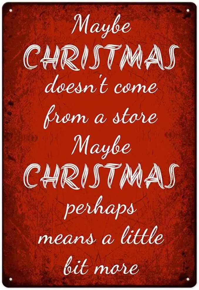 Может быть Рождеством не приходить из магазина Рождество за почти означает