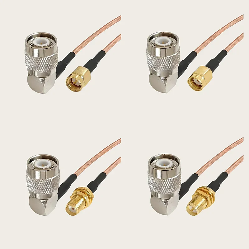 Коаксиальный кабель RG316 разъем TNC папа под прямым углом до SMA и мама 50 ом ДЛЯ RF