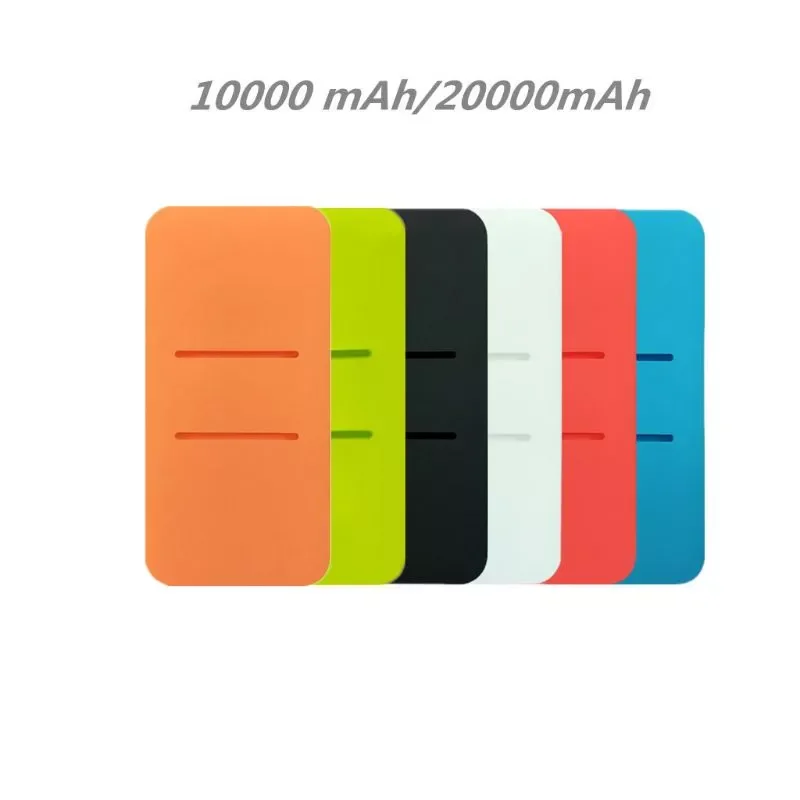 

Silicone Protector Case Cover Skin Sleeve Bag for New Xiao Mi 2 10000/20000mAh Dual USB Power Bank Powerbank Accessory