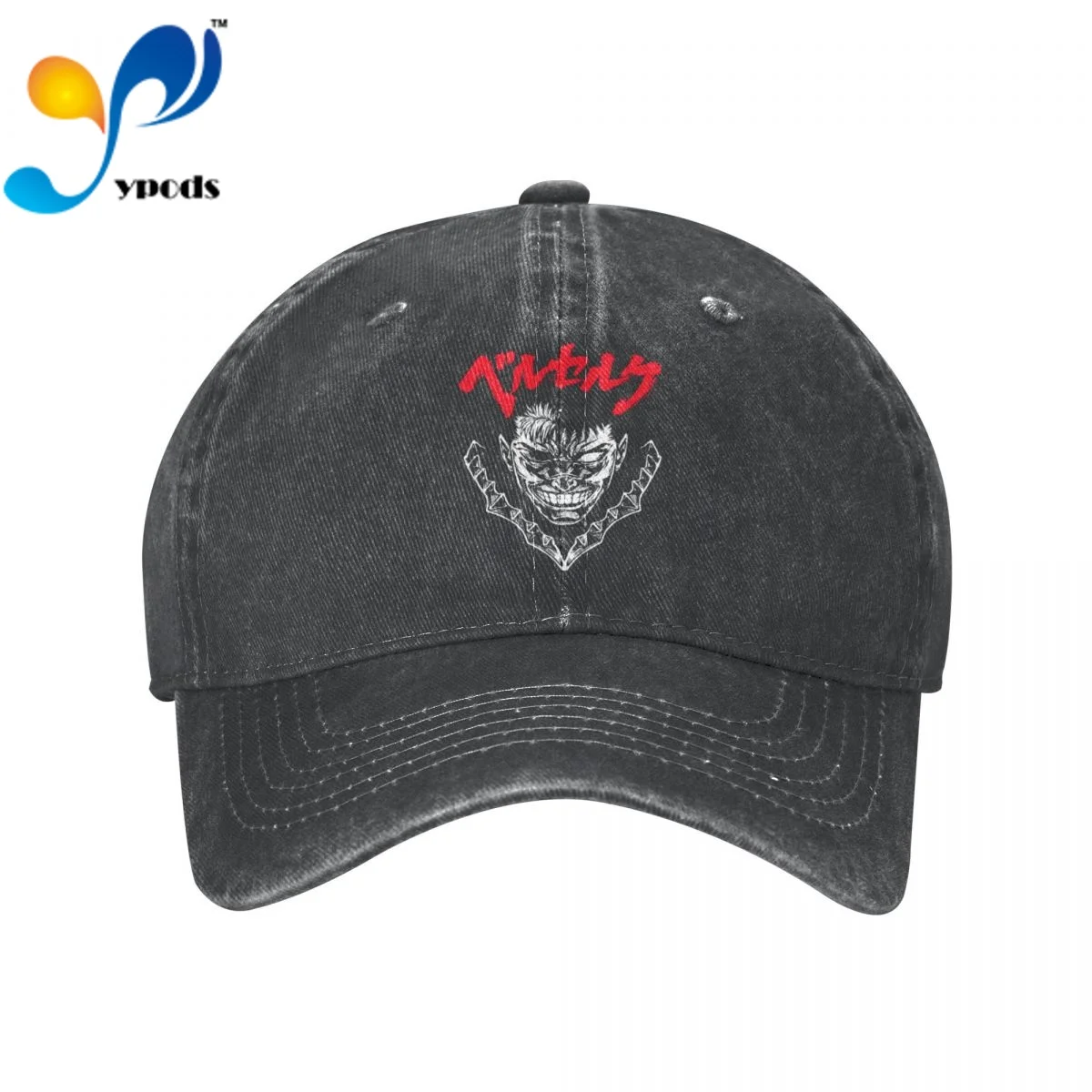 

New Brand Anime Berserk Anime Logo Snapback Cap Cotton Baseball Cap Men Women Hip Hop Dad Hat Trucker
