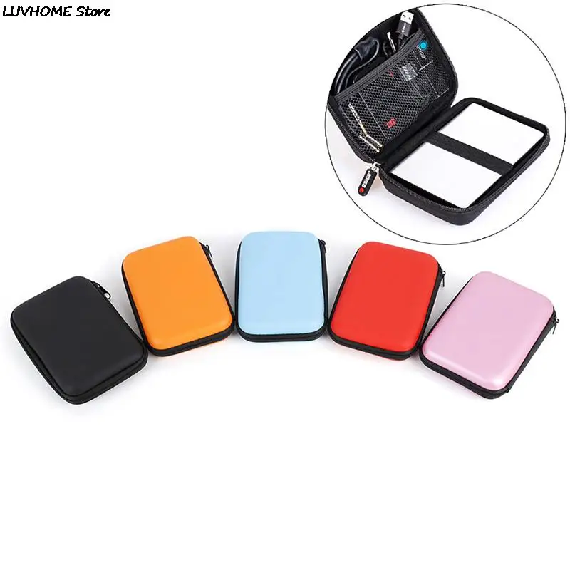 

Headphone Carry Storage Bags Case EVA Waterproof Cover Portable Pouch Earphones Box Data Cable Hard Disk Case Storage Box