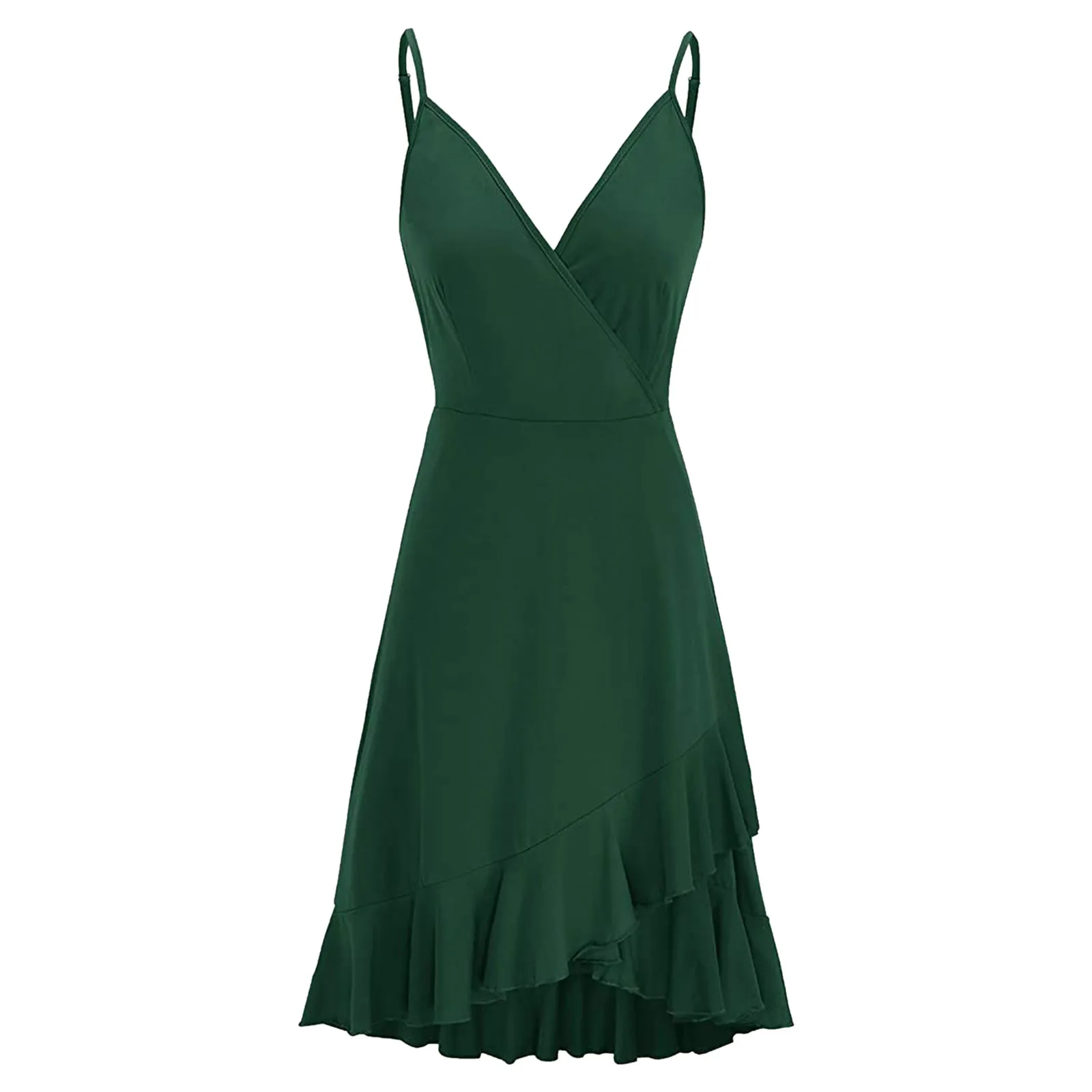 

Women Print Casual Sling Sleeveless V-Neck Dress Women's Dress