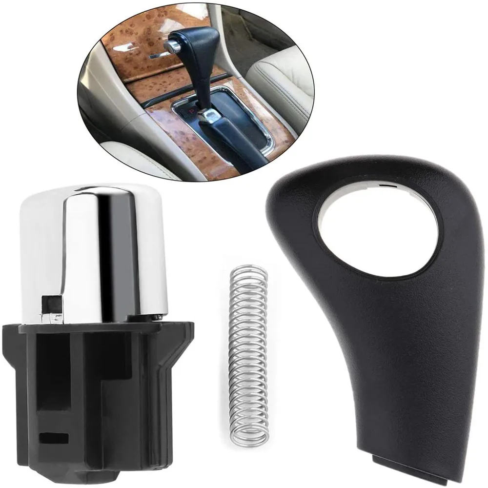 

54132-SDA-A81 Shifter Shift Button Knob Repair Kit + 54141-SDA-A81 Shift Knob Side Plate For Honda Accord 2003-2006