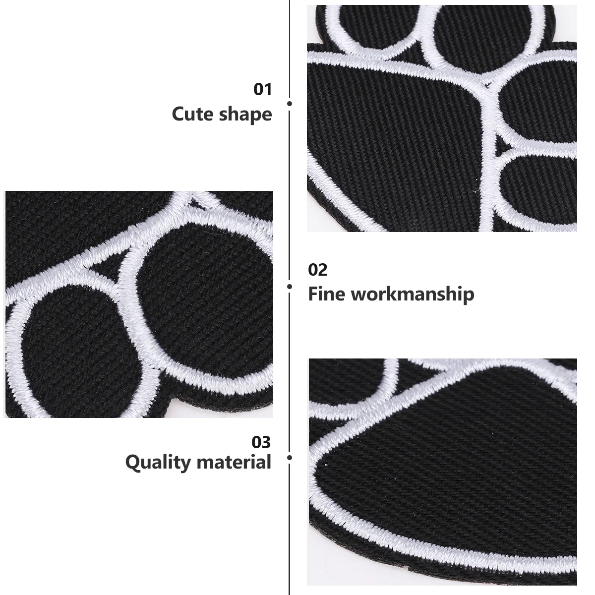 Наклейки на тканевые нашивки наклейки в виде лапы собаки аксессуары для одежды с