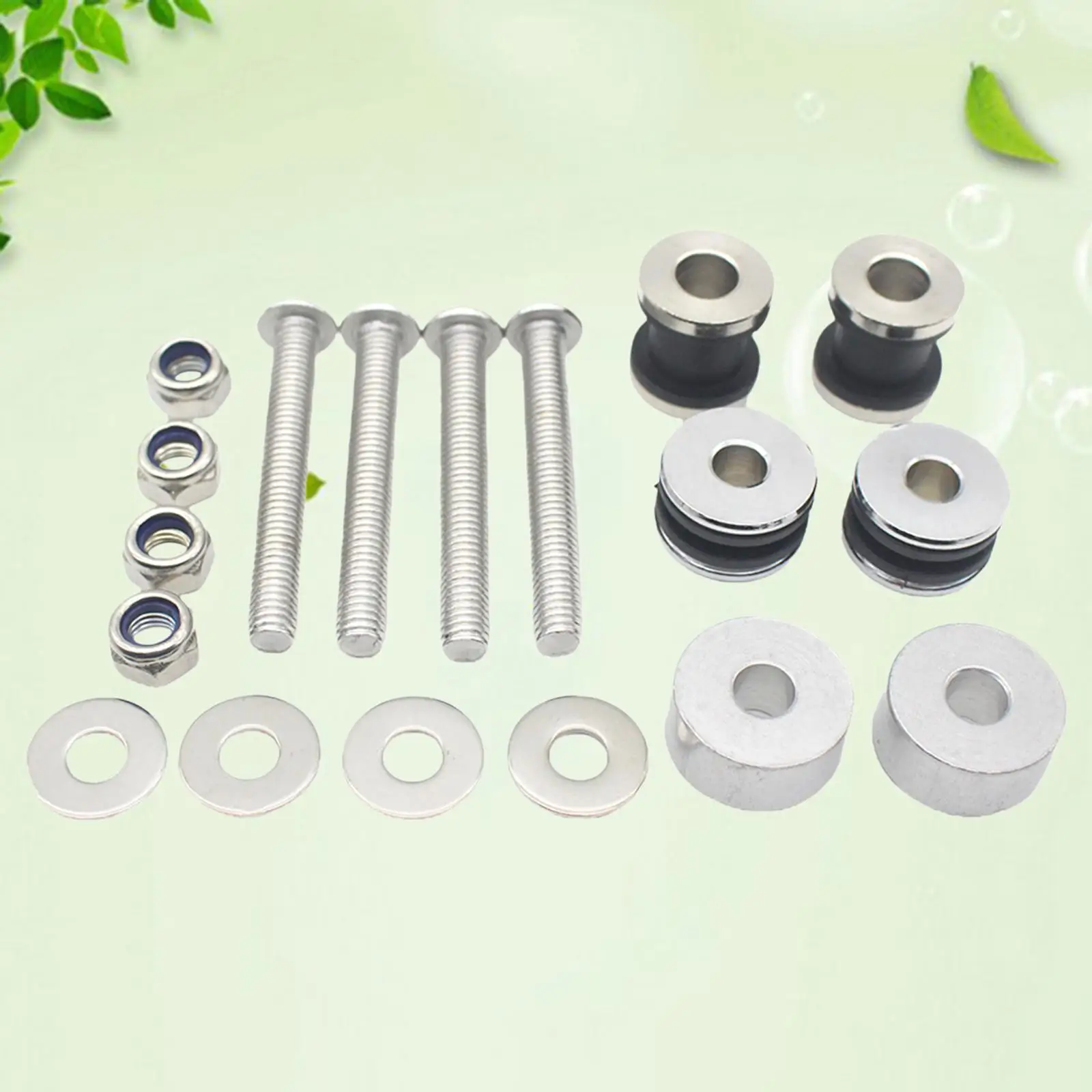 

Motorcycle Docking Hardware Kit Backrest Sissy Bar Quick Release for Harley FLSTC FXSTSB FXSTS FLSTF