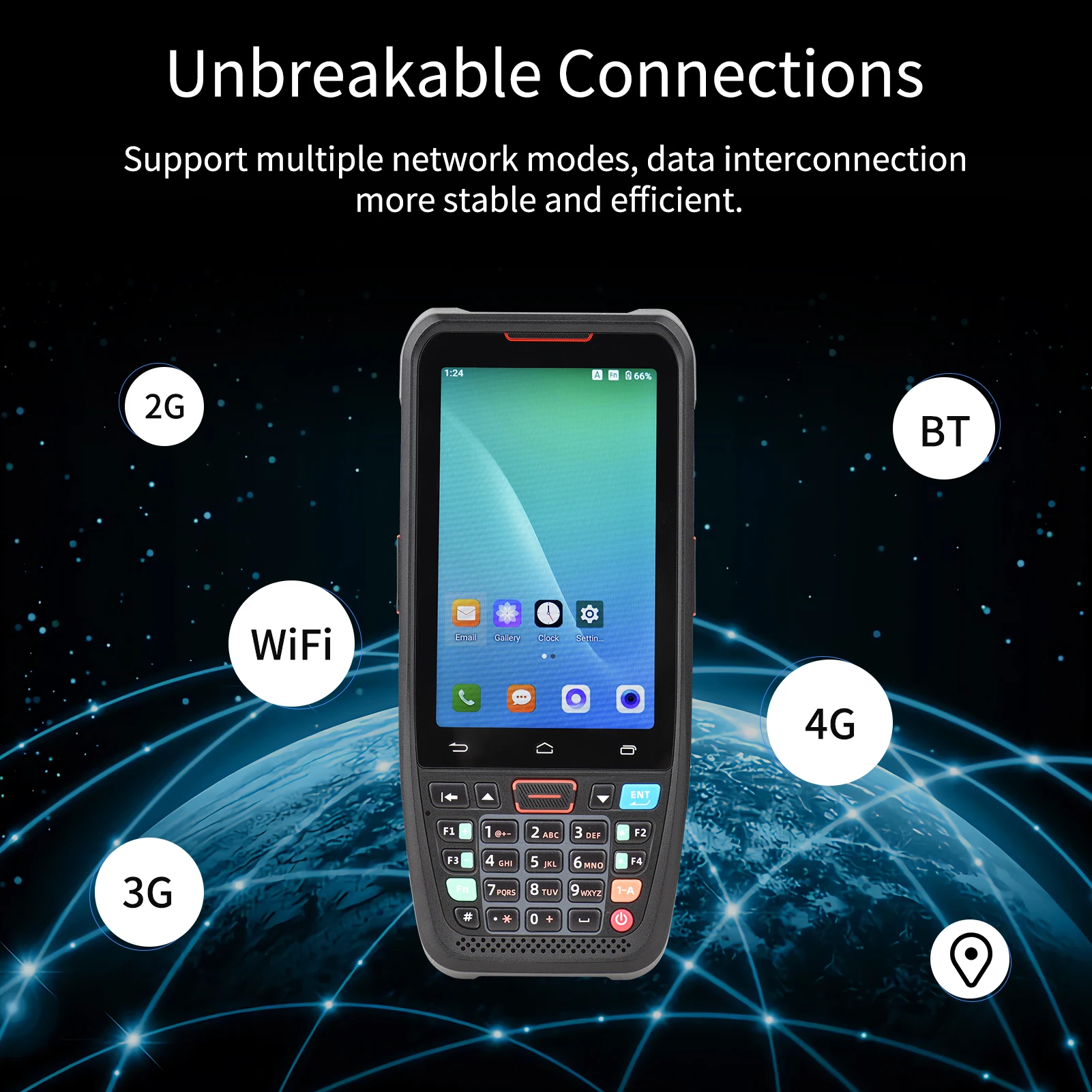 Портативный терминал CD40 POS Android 10 0 PDA 1D/2D/QR сканер штрих-кода с поддержкой 2/3/4G WiFi BT