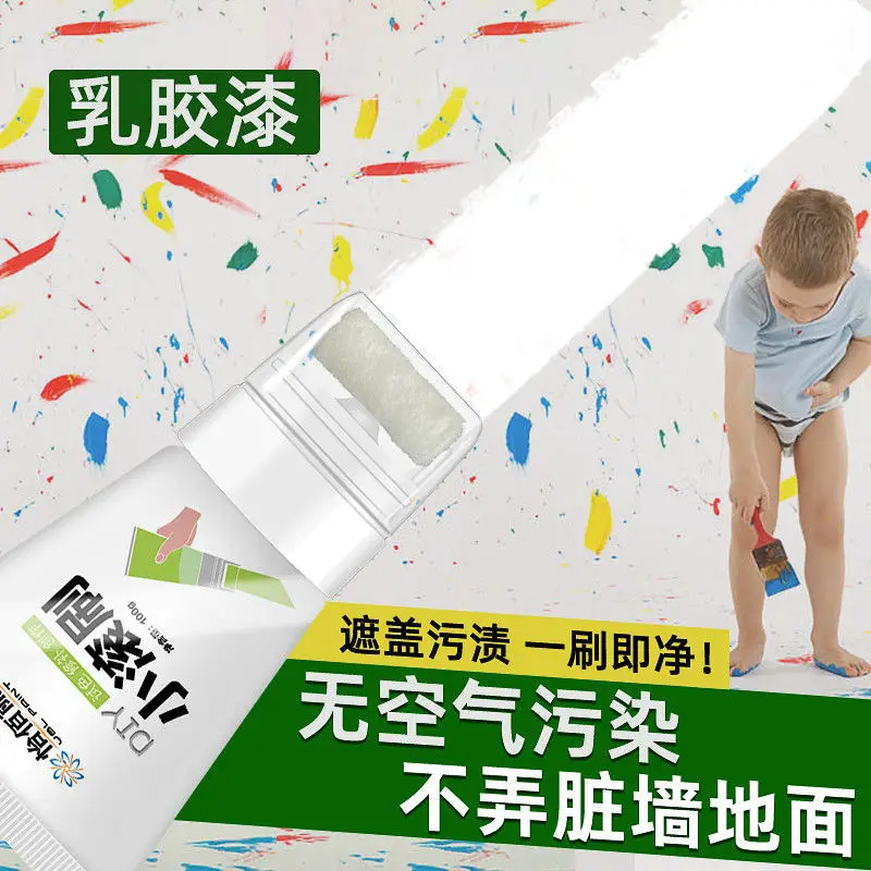 Ainting Supplies & Wall Treatments Small Roller Brush Graffiti Cover Wall Renovation Color Change Latex Paint