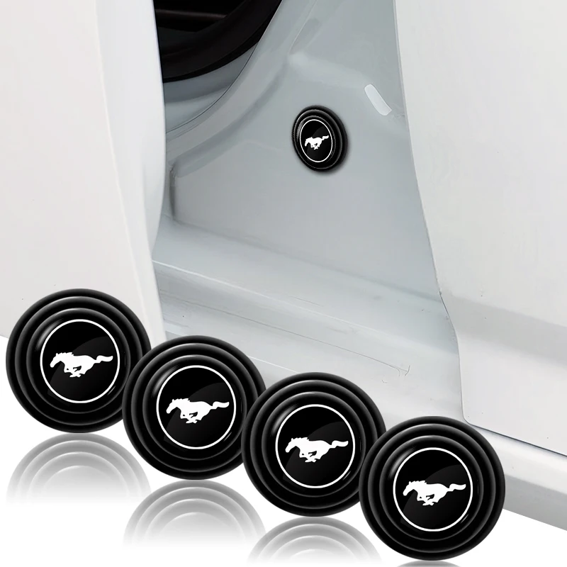 4 шт. силиконовый автомобильный дверной амортизатор звукоизоляционный коврик