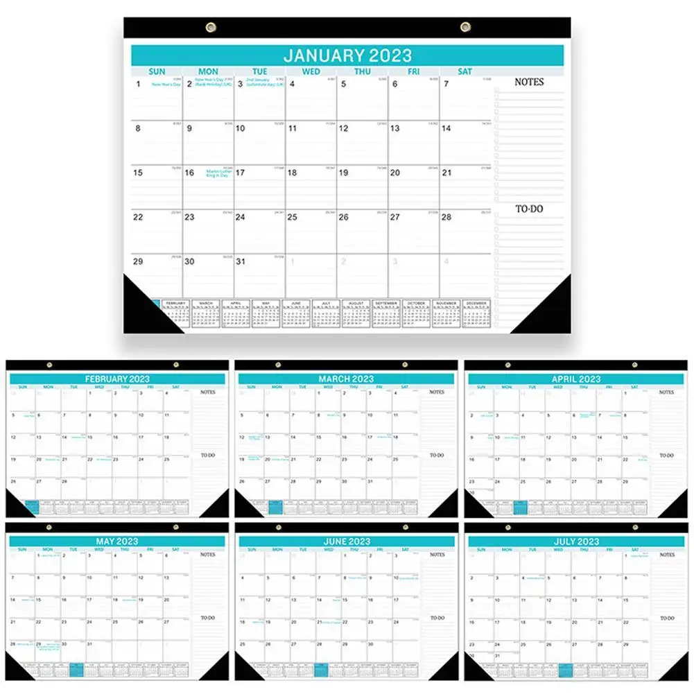 

Ежедневный Органайзер, настенный календарь, счетный ежемесячный планировщик, настольный график, январь 2022-июнь 2023 года, памятка для дома и о...