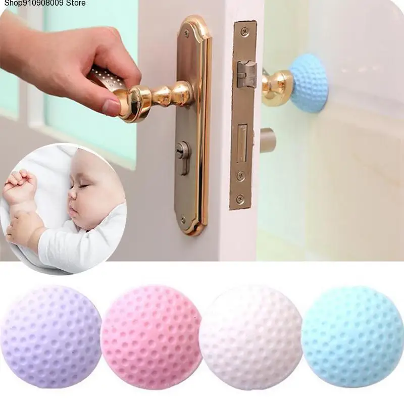 

Door Stopper Handle Door Stop Buffer Convenient Wall Sticker Door's Stopper Soft Rubber Anti-Shock Flip Silence Home Stickers