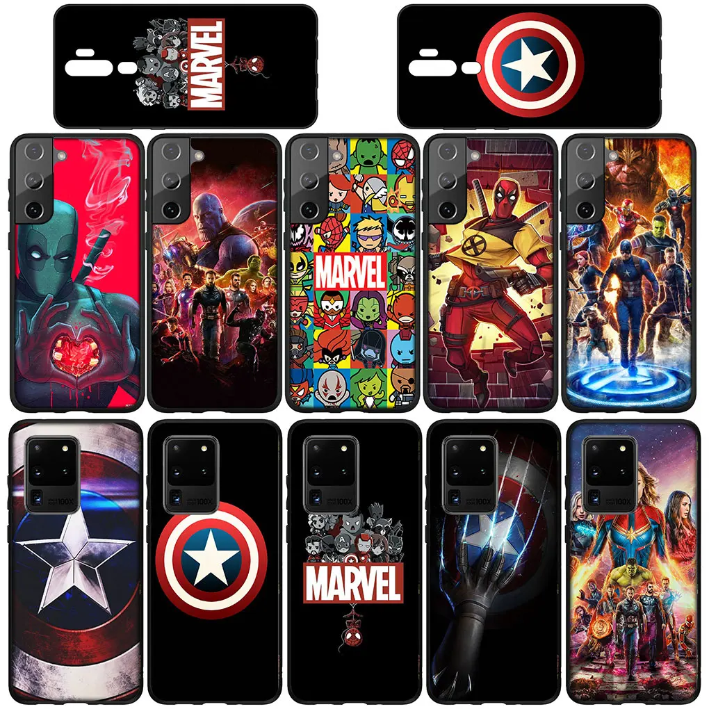 Чехол с капитаном Америка Marvel Дэдпул Мстители для Xiaomi Redmi Note 13 8 7 12 Pro A3 13C 12C 8A 7A 8T A3X
