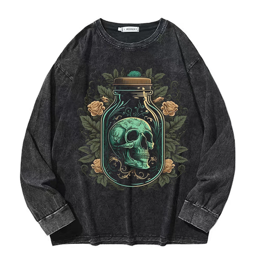 

Уличная одежда в стиле хип-хоп, модная промытая футболка 2023, Мужская футболка с рисунком аниме, хлопковые черные топы с длинным рукавом в стиле Харадзюку, футболки