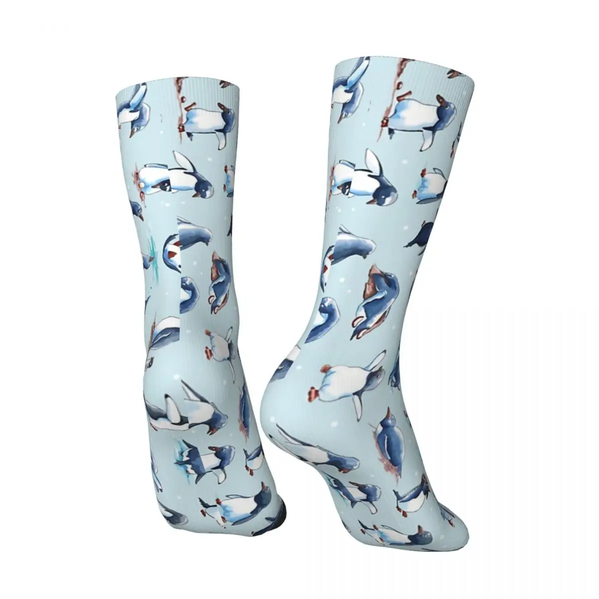 Забавные сумасшедшие носки для мужчин Gentoo, Пингвины, колония хип-хоп, винтажные счастливые бесшовные носки с принтом для мальчиков, повседневный подарок