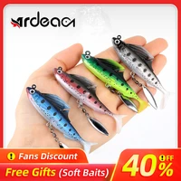 ardea soft lure with jig head soft plastic lure 85mm 11 6g lead lure soft tail lure soft lure perch lure