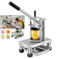 manual fries machine commercial vegetable fruit dicer french fry cutters with 304 stainless steel blades of size 14 12 38