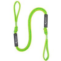 elastic 180cm kayak canoe paddle leash safety boat fishing rod pole coiled lanyard cord tie rope rowing boat accessories