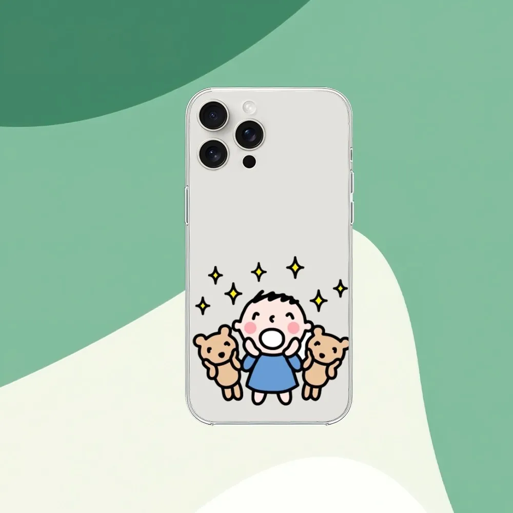 Чехол для телефона MINISO m-minna no t-tabo прозрачный чехол iPhone 13 14 12 11 Max Plus Pro Mini Shell