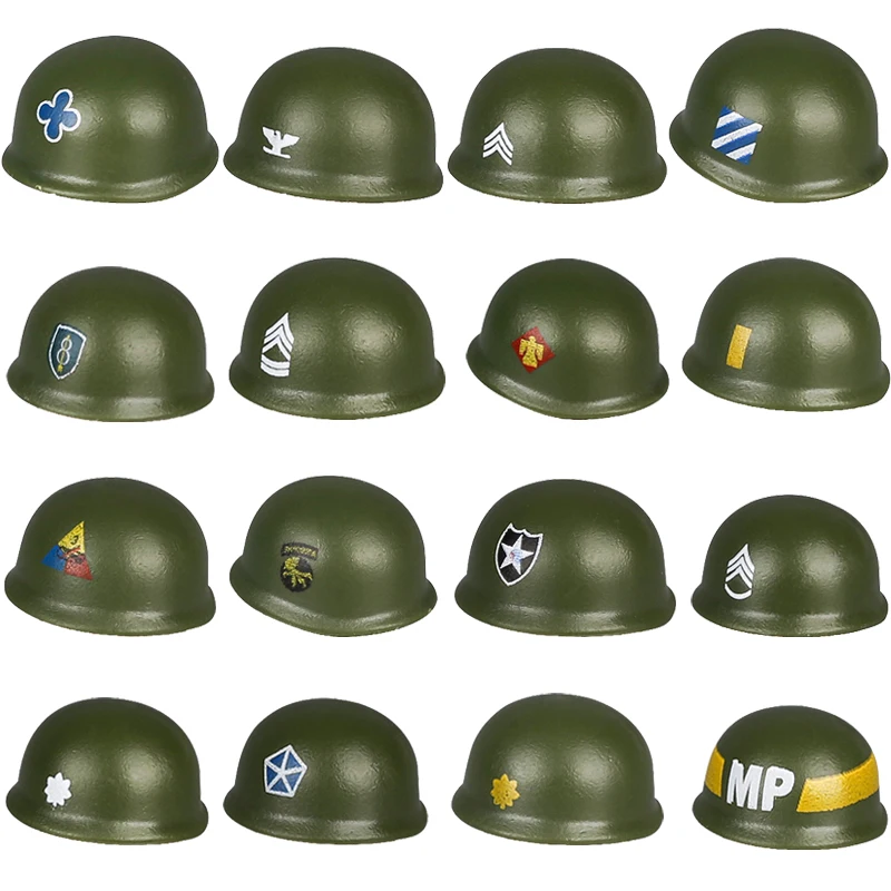 Фото Военные строительные блоки, военное снаряжение, аксессуары для оружия, солдат, полковник, шлем, пистолет, винтовка M16, коробка для оружия, патроны, игрушка-конструктор №2