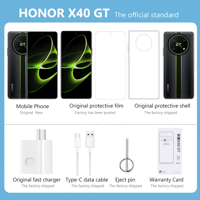 HONOR X40 GT 5G  Snapdragon 888 Smartphone 144Hz Flash Esports Screen 66W Super Fast Charge Octa-core Gaming Phone images - 6