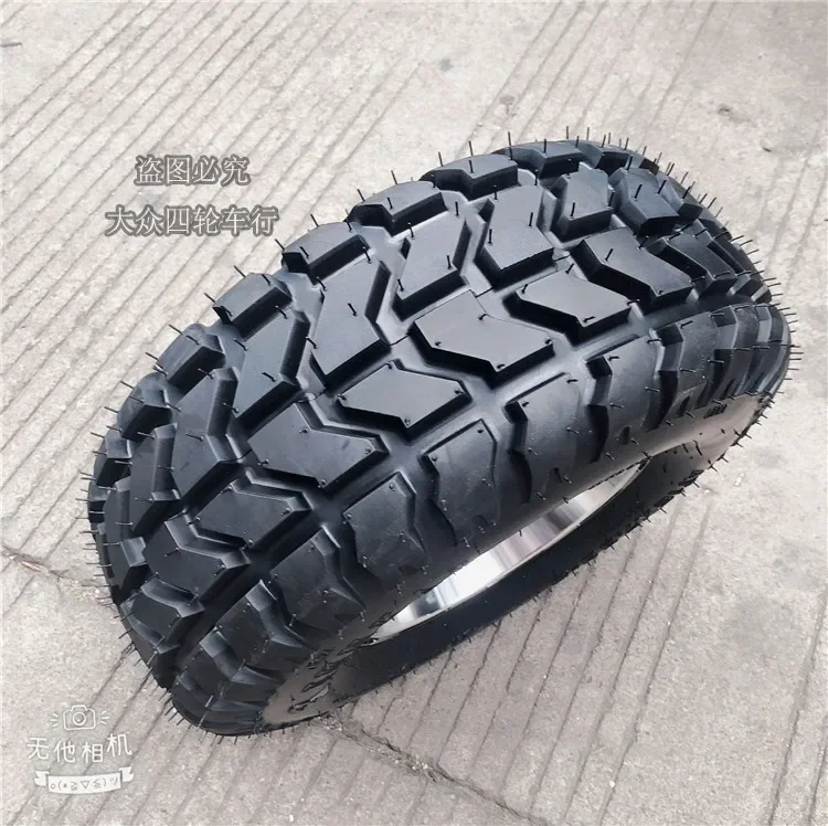 18X7.00-8-дюймовая квадратная дорожная внедорожная шина алюминиевое колесо в сборе