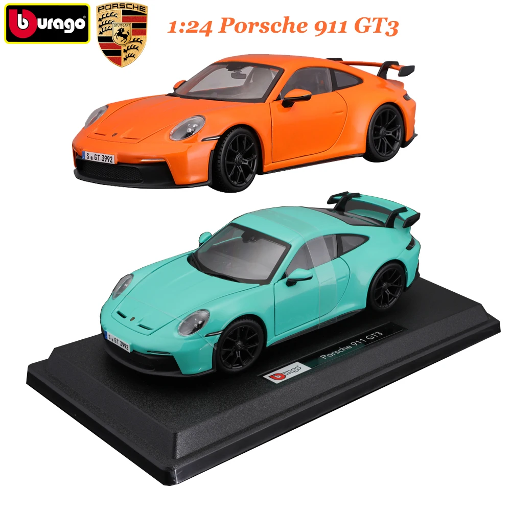 

Porsche 911 GT3 Cars Model Bburago 1:24 Alloy Static Die Cast Vehicles Collectible Model Car Toys For Adults Children